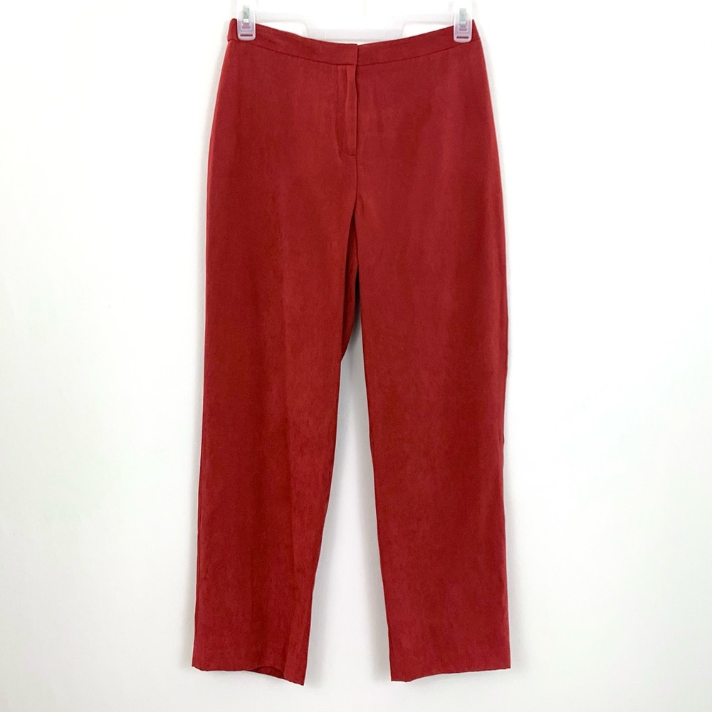 NWT Vintage Judith Hart Petites Red Dress Pants Slacks